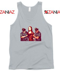 Mona Lisa Police Sport Grey Tank Top