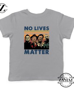 No Lives Matter Halloween Kids Sport Grey Tshirt