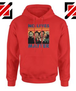 No Lives Matter Halloween Red Hoodie