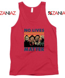 No Lives Matter Halloween Red Tank Top