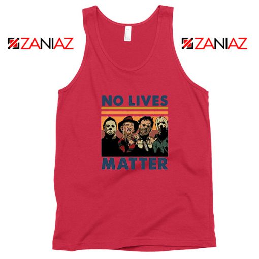 No Lives Matter Halloween Red Tank Top
