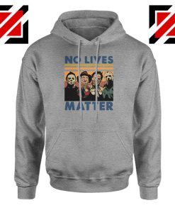 No Lives Matter Halloween Sport Grey Hoodie