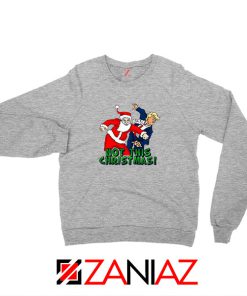 Not This Christmas Trump Sport Grey Sweatshirt