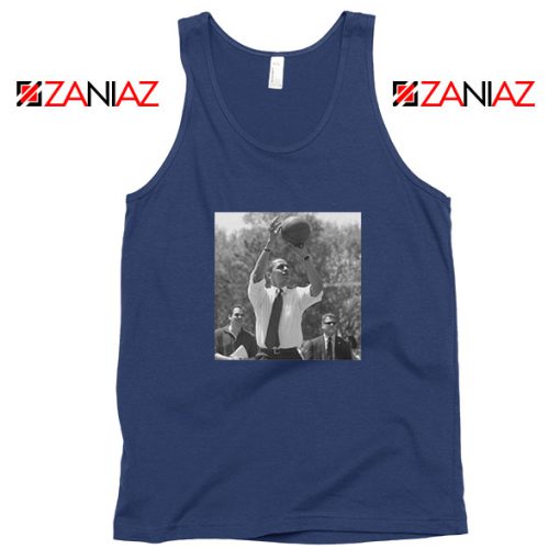 Obama Game Short Navy Blue Tank Top