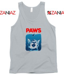 PAWS Cat Lovers Sport Grey Tank Top