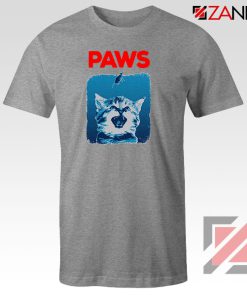 PAWS Cat Lovers Sport Grey Tshirt