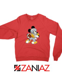 Pittsburgh Steelers Mickey Red Sweatshirt