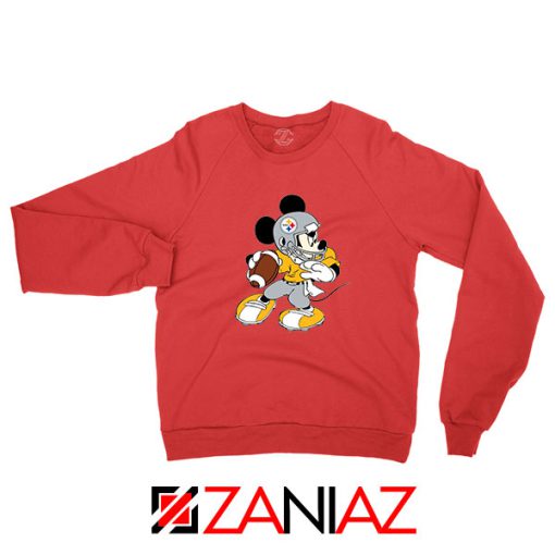 Pittsburgh Steelers Mickey Red Sweatshirt