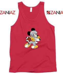 Pittsburgh Steelers Mickey Red Tank Top