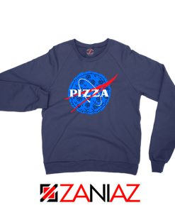 Pizza NASA Navy Blue Sweatshirt