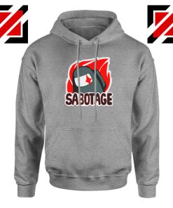 Sabotage Among Us Sport Grey Hoodie