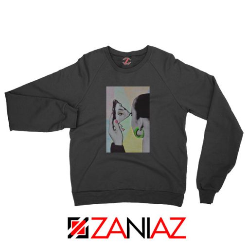 Sade Adu Looking Glass Black Sweatshirt