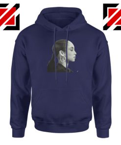 Sade Adu Singer Icon Navy Blue Hoodie