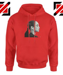 Sade Adu Singer Icon Red Hoodie