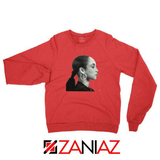 Sade Adu Singer Icon Red Sweatshirt