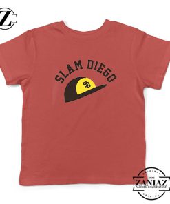 Slam Diego Team Kids Red Tshirt