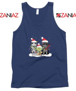 Star Wars Christmas Navy Blue Tank Top