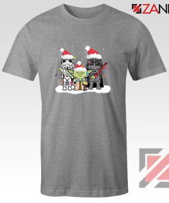 Star Wars Christmas Sport Grey Tshirt