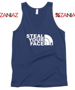 Steal Your Face Jam Band Navy Blue Tank Top