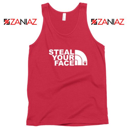 Steal Your Face Jam Band Red Tank Top