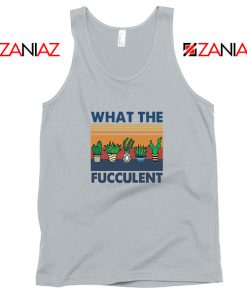 What The Fucculent Sport Grey Tank Top