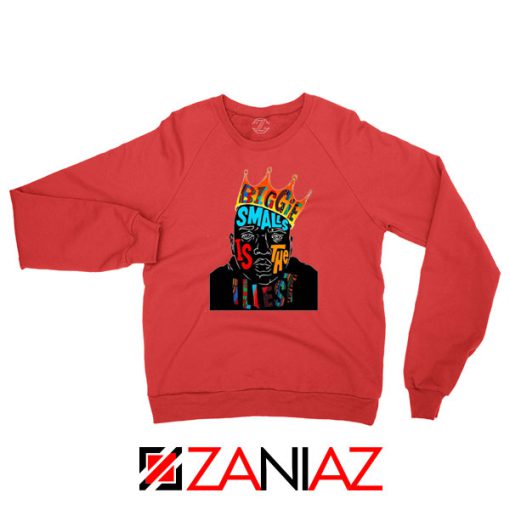 Biggie Smalls Rapper Red Sweatshirt