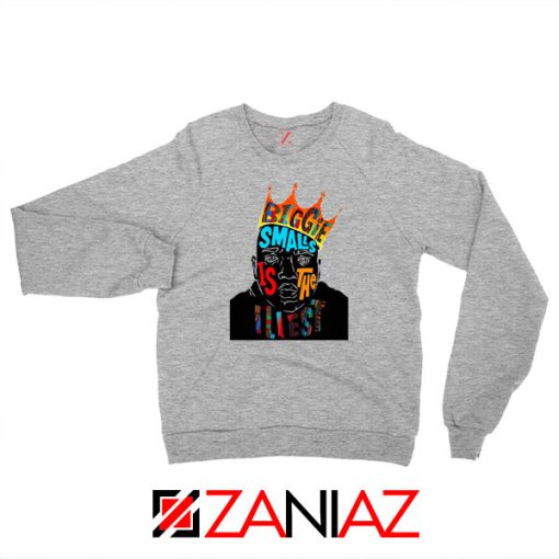 Biggie Smalls Rapper Sport Grey Sweatshirt