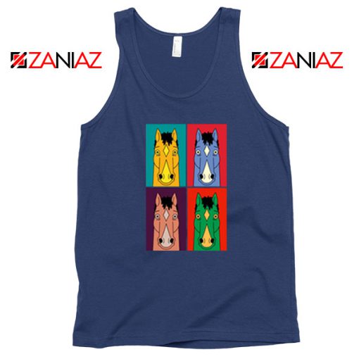 Bojack Horseman Navy Blue Tank Top