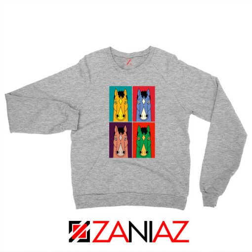 Bojack Horseman Sport Grey Sweatshirt