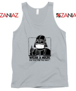 Darth Vader Face Mask Sport Grey Tank Top