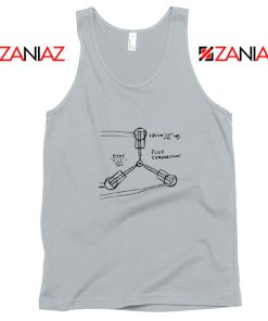 Flux Capacitor Sketch Sport Grey Tank Top