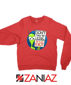 Government Aliens Red Sweatshirt