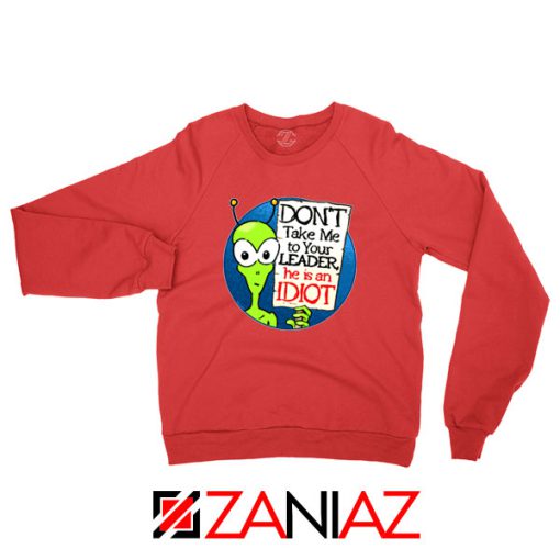 Government Aliens Red Sweatshirt