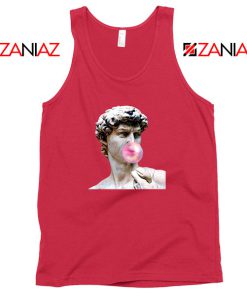 Greek Statue Red Tank Top