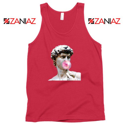 Greek Statue Red Tank Top