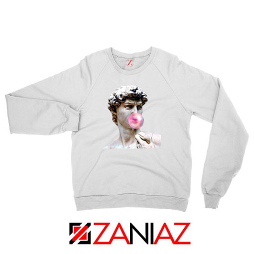 Greek Statue White Sweatshirt