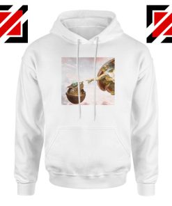 Grogu Renaissance White Hoodie