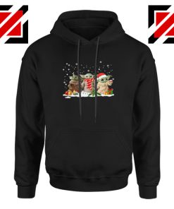 Grogu Snow Christmas Hoodie