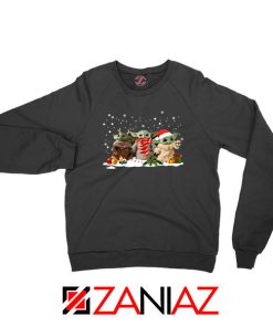 Grogu Snow Christmas Sweatshirt