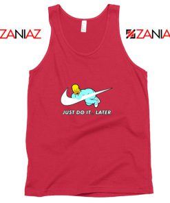 Homer Simpson Slogan Holiday Red Tank Top