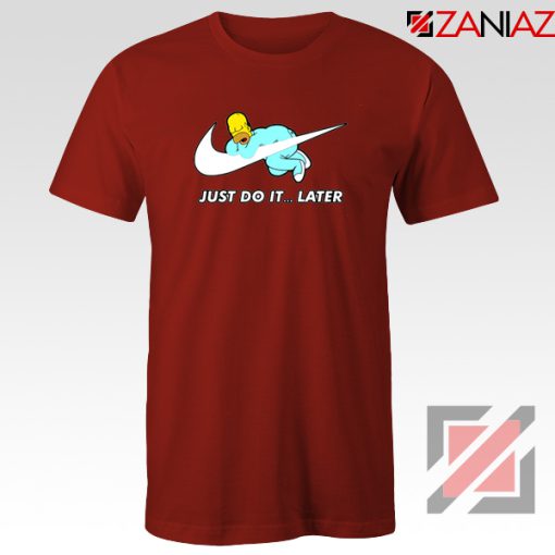 Homer Simpson Slogan Holiday Red Tshirt