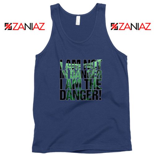 I Am The Danger Heisenberg Navy Blue Tank Top