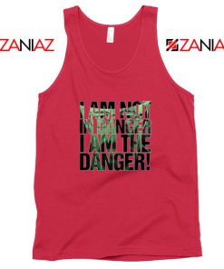 I Am The Danger Heisenberg Red Tank Top