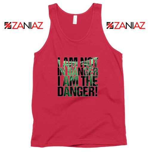 I Am The Danger Heisenberg Red Tank Top