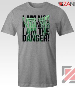 I Am The Danger Heisenberg Sport Grey Tshirt