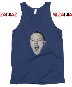 Mac Miller Shout Navy Blue Tank Top