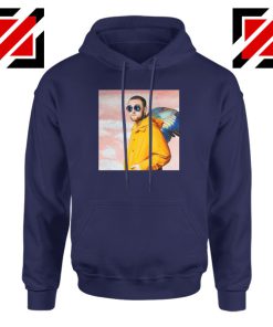 Mac Miller Vintage Navy Blue Hoodie