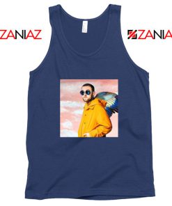 Mac Miller Vintage Navy Blue Tank Top