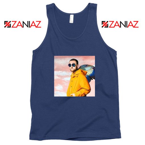 Mac Miller Vintage Navy Blue Tank Top