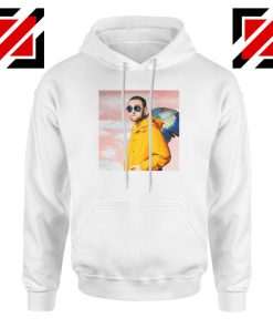 Mac Miller Vintage White Hoodie